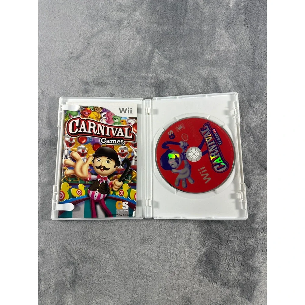 Carnival Games Nintendo‎ Wii Video Game CIB Complete Global Star Software 2007